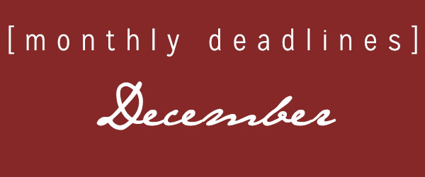 monthly deadlines