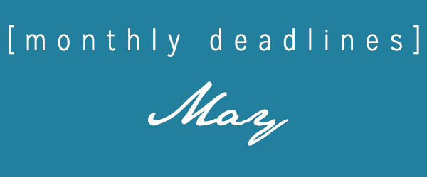 Masters List May Deadlines
